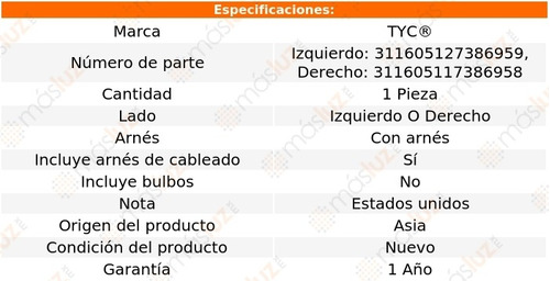 Calavera Tras Izq O Der C/arns Nissan Note 14/18 Tyc Foto 2