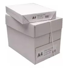 1 Caja 2500 Hojas Papel Bond Blanco A4 21*29.7cms Premium