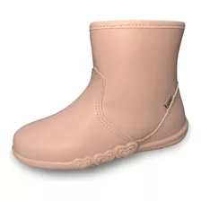 Bota Kidy Feminina Infantil Cano Curto Conforto Preto