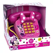 Telefone Foninho Sonoro Minnie - Elka - Frases Da Minnie