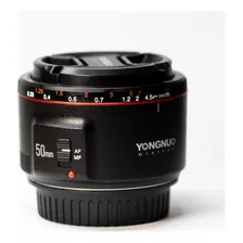 Lente Yongnuo Yn 50mm F/1.8 Ii Canon Ef Modelo Novo