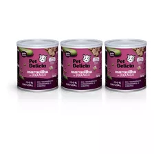 Kit 4 Unidades Pet Delícia Maravilha De Frango 320g Gatos