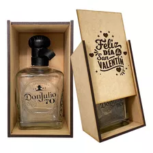  Caja Madera Mdf 1 Tequila Mezcal S/botella C/grabado