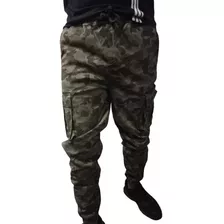 Pantalón Jogger De Hombre Juvenil De Cargo Gabardina