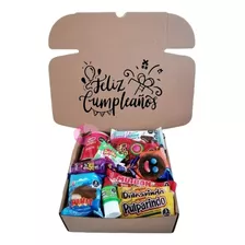 Caja Sorpresa Feliz Cumpleaños Con Dulces Y Chocolates 