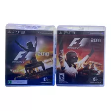 Combo Jogos Formula 1 F1 2010 E 2011 Originais Ps3 Completos