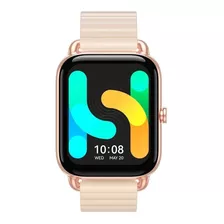 Smartwatch Haylou Rs4 Plus 1.78 Caja De Metal Rose Gold, Malla Rosa De Metal Y Bisel Negro