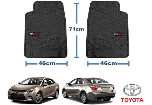 Tapetes Logo Toyota + Cajuela Corolla 2014 2015 2016 2017 18 Foto 4