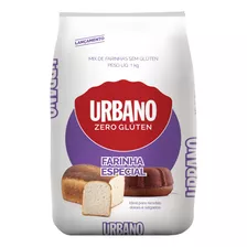 Mix Farinha Especial Pão E Bolo 1kg Urbano Vegan Sem Glúten 