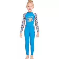 Traje De Neopreno De Manga Larga Para Niños De Protección Uv