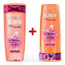  Kit Shampoo E Condicionador Loréal Elseve Liso Dos Sonhos