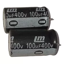 Capacitor Eletroelitico 100uf/400v Lm 105º Pronta Entrega 