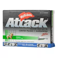 Antipulgas Y Garrapatas Attack Para Perros De 0 A 5 Kg