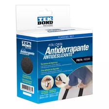 Fita Antiderrapante Preta 50mm X 5m Autoadesiva Tekbond