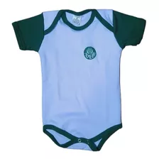 Body Bebê De Time Palmeiras (kit Com 3 Peças)