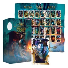 Kit Tarot Mistérios Cigano + Toalha Mesa Real Cigana Manual