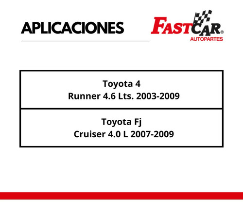 2 Amortiguadores Delantero Toyota Fj Cruiser 4.0l 2007 2009 Foto 4