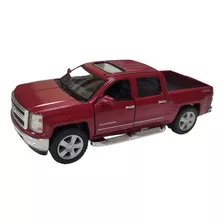 Miniatura Chevrolet Silverado 2014 Ferro 1/46 Coleção