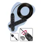 Corda De Pular Speed Rope 3m Profissional Academia Cross Fit Com Rolamento Duplo Cabo De Aço E Pegadores Emborrachados Ajustável Preto