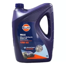 Aceite Gulf Max 15w40 X 4lts - Mineral