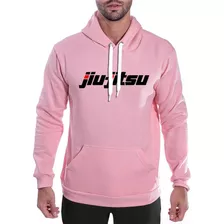 Moletom Estampado Masculino Jiujitsu Canguru Blusa De Frio