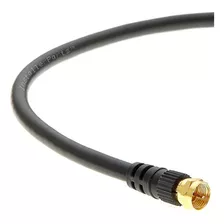 Cable Coaxial Rg6 Conectores Macho Tipo F (25 Pies), Ba...