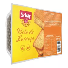 Bolo De Laranja Sem Glúten Schar 200g