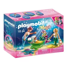 Playmobil 70100 Familia Mágica Con Cochecito Sirenitas Stock