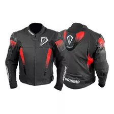 Chaqueta De Moto Antidead Boost Gp V4/ Negro Y Rojo