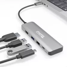 Adaptador Multipuerto De Concentrador Usb C Enchufable, 4 En