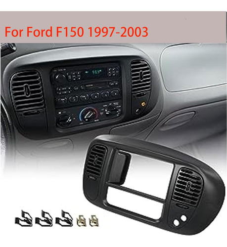 Center Dash - Bisel De Ventilacin De Radio Para Ford F150 E Foto 2