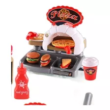 Juguete Set De Cocina De Pizza Para Niños