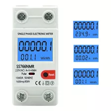 Medidor De Consumo Elétrico 110/220vca 60a C/ Reset - Snetec