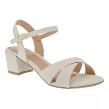 Sapato Sandália Feminina Social Salto Baixo 5 Cm Moda Luxo