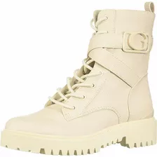 Botas Militares Guess Originales Crema