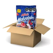 Caja De Bombón Mini Malvabon Con 18 Bolsa De 30 Pz C/u