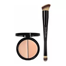 Eve Pearl Doble Corrector De Salmon Y 202 Pincel Mezclador 