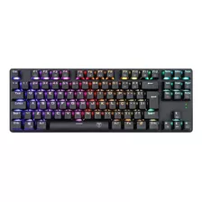 Teclado Mecanico Gamer T-ddager Bora Rgb Pto Switch Marrom 