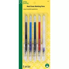 Dritz Heat Erase Pens 5 Count Notion, Unidades, Colores Surt