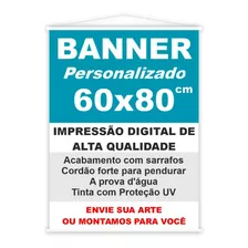  Placa Banner Personalizado Faixa Arte Personalizada 60x80 