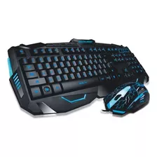 Kit Teclado Mouse Gamer Led Mu