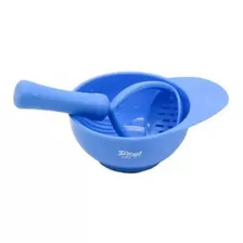 Kit Bowl E Amassador De Papinhas Azul Zoop Baby - Zoop Toys