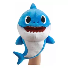 Baby Shark Papá Con Tempo Control Musical Azul Marioneta