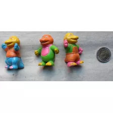 Barney 3 Muñecos - No Envio