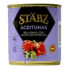 Aceitunas Con Pasta De Pimiento Stabz 200 Gr. España