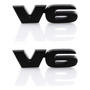 2 Calcomanias De Metal Con Emblema 3d V6 Para Guardabarros D Honda CRV 4X4