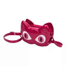 Bolsa Melissa Mini Bag Cat Gato Cor Rosa Batom Ff Op