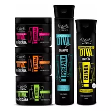 Cronograma Capilar Belkit Diva Premium 5 Itens Original 