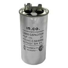 Capacitor De Marcha 45 Mf 450v Motor / Compresor / Aire Ac 