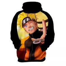 Blusa De Moletom Personalizada Anime Naturo Uzumaki Junai Jo